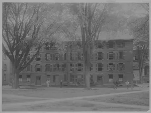 Historic or contemporary image of Connecticut Hall ca. 1890s