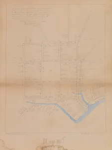  Map of New Haven / drawn by Joseph Brown, 1724 ; copied by Prest. Ezra Stiles, 1782.