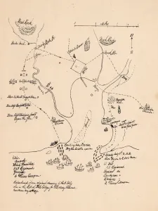 sketches in Stiles journey of invasion