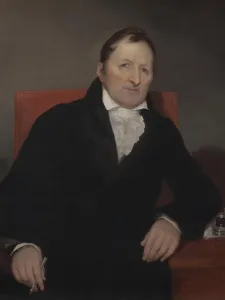 Eli Whitney (1765-1825) B.A. 1792, M.A. 1795 by Samuel Finley Breese Morse (American, 1791–1872, B.A. 1810, M.A. 1816, LL.D. 1846)