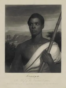 Cinque: The Chief of the Amistad Captives, John Sartain, after Nathaniel Jocelyn, circa 1840. Yale University Art Gallery.