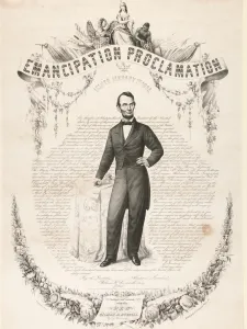  P.S. Duval's Steam Lithographic Press, Emancipation Proclamation (1865)